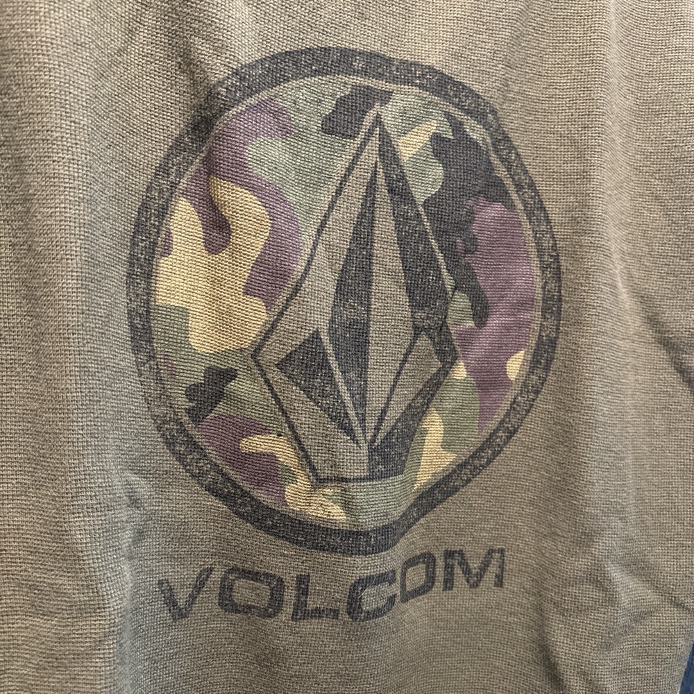 Volcom Olive Logo Tee